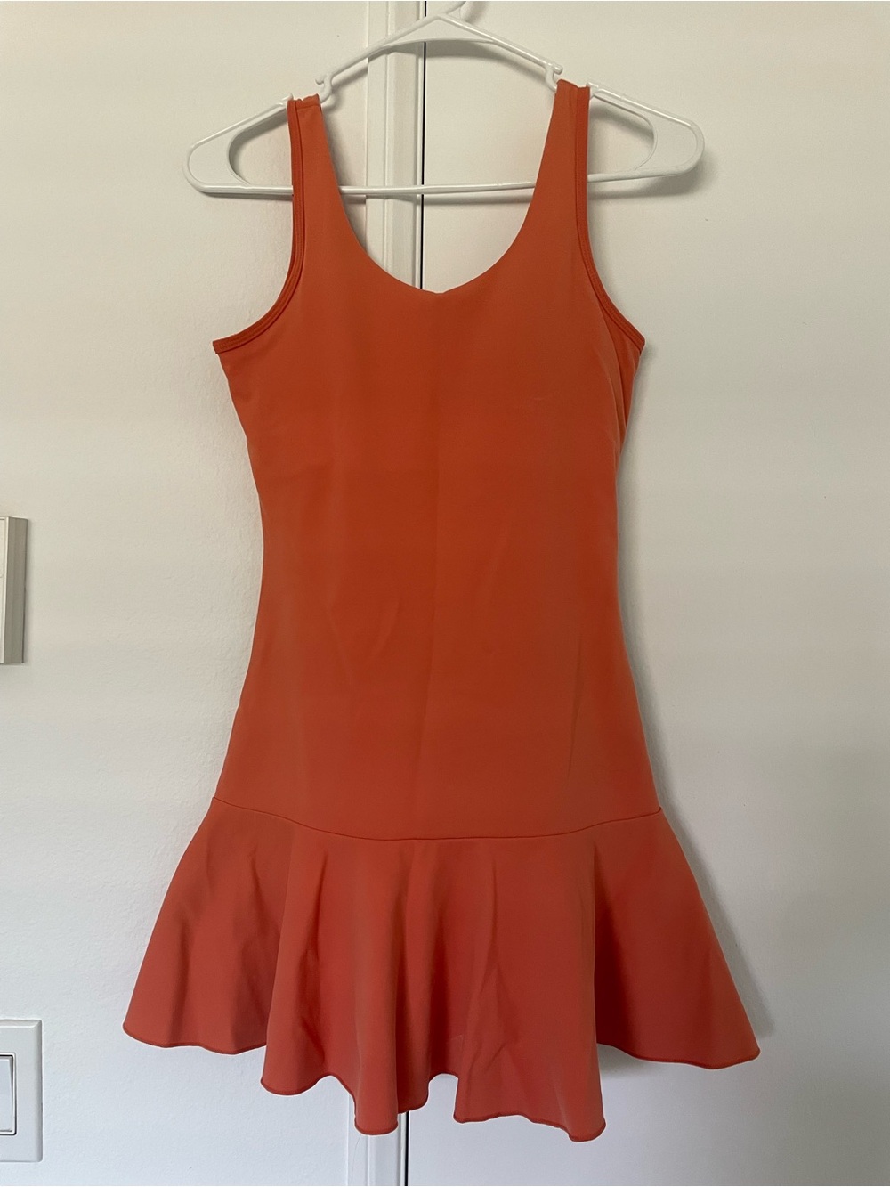 Gypsy Feather Orange Flare Hem Dress